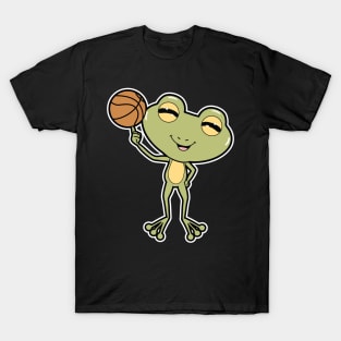 Frog at Basketball Sports T-Shirt